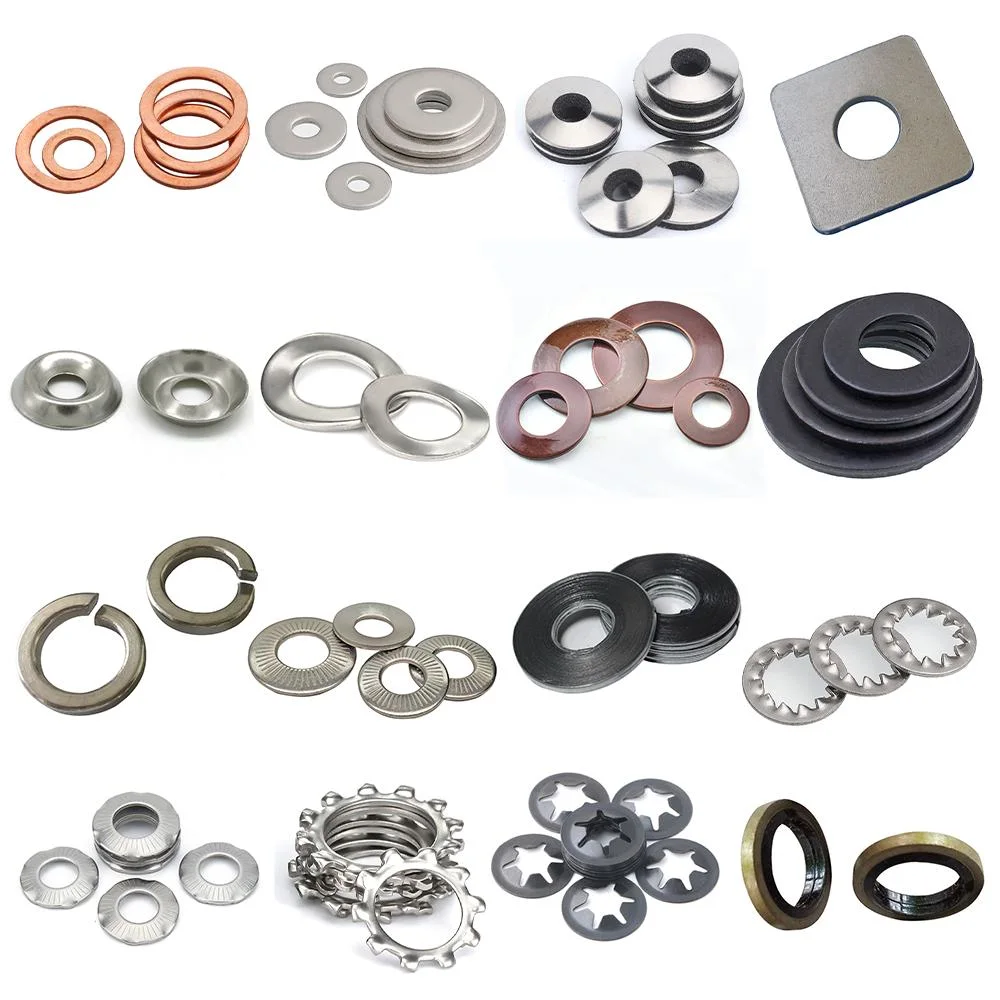 Customize Rainbow M5 M6 Titanium Flat Washers for Screws Bolts